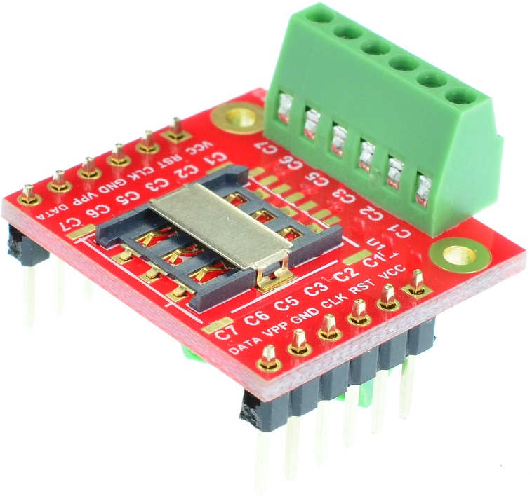 PUSH In-PULL Out Nano SIM Card connector Breakout Board